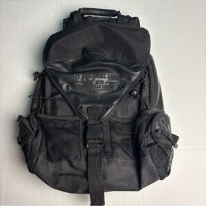 Army National Guard Backpack Black Tactical Rucksack Pockets Zipper Travel